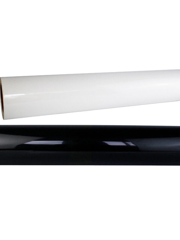 VINILO TEXTIL  ( NEGRO & BLANCO ) 50metros .